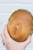 Puff "Loaff" in Vintage Teak Frame | Spring