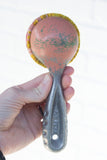 Oversized Ice Cream Scoop Puff | Magenta + Mustard