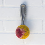 Oversized Ice Cream Scoop Puff | Magenta + Mustard