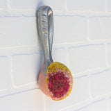 Oversized Ice Cream Scoop Puff | Magenta + Mustard