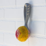Oversized Ice Cream Scoop Puff | Magenta + Mustard