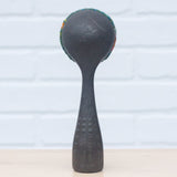 Polka Dot Scoop Puff Sculpture | Orange + Green