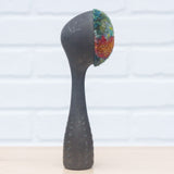 Polka Dot Scoop Puff Sculpture | Orange + Green