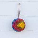 Mini Teak Puff | Rainbow