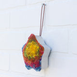 Star Puff Ornament | Rainbow