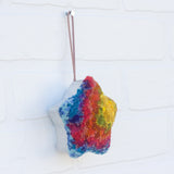 Star Puff Ornament | Rainbow