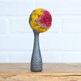 Polka Dot Scoop Puff | Pink, Mustard + Green