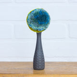 Vintage Ice Cream Scoop Puff: Blue + Neon