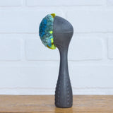 Vintage Ice Cream Scoop Puff: Blue + Neon