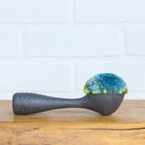 Vintage Ice Cream Scoop Puff: Blue + Neon