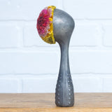 Polka Dot Scoop Puff | Pink, Mustard + Green