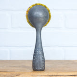 Polka Dot Scoop Puff | Pink, Mustard + Green