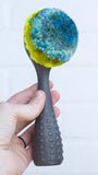 Vintage Ice Cream Scoop Puff: Blue + Neon