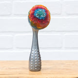 Vintage Scoop Puff Sculpture | Tropical Rainbow
