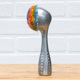 Vintage Scoop Puff Sculpture | Tropical Rainbow