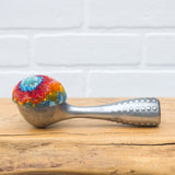 Vintage Scoop Puff Sculpture | Tropical Rainbow