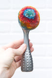 Vintage Scoop Puff Sculpture | Tropical Rainbow
