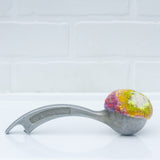 Puff Fiber Sculpture in Vintage Arch Scoop | Firelight