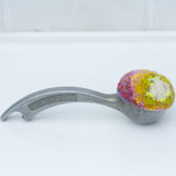 Puff Fiber Sculpture in Vintage Arch Scoop | Firelight