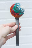 Puff Fiber Sculpture in Vintage Arch Scoop | Mountain Top