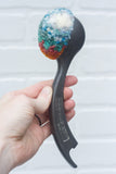 Puff Fiber Sculpture in Vintage Arch Scoop | Mountain Top