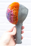 Vintage Ice Scraper/Scoop Puff Sculpture | Sunset