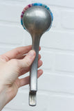 Vintage Arch Scoop/Bottle Opener Puff Sculpture | Rainbow