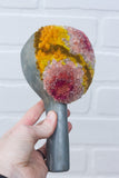 Vintage Ice Scraper/Scoop Puff Sculpture | Berry + Mustard