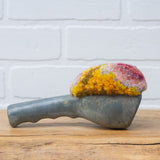 Vintage Ice Scraper/Scoop Puff Sculpture | Berry + Mustard