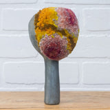 Vintage Ice Scraper/Scoop Puff Sculpture | Berry + Mustard