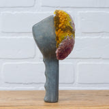 Vintage Ice Scraper/Scoop Puff Sculpture | Berry + Mustard