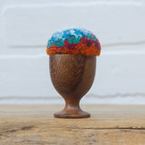 Mini Puff in Vintage Teak Egg Cup | Mountain Top