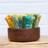 Felted Puff in Vintage Frame | Rainbow (3)