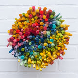 Mega Puff in Vintage Frame | Rainbow