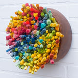 Mega Puff in Vintage Frame | Rainbow