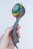 Puff Fiber Sculpture in Vintage Arch Scoop | Pink, Mint + Neon