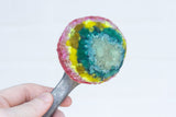 Puff Fiber Sculpture in Vintage Arch Scoop | Pink, Mint + Neon
