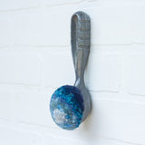 Puff Fiber Sculpture in Vintage, Ribbed Scoop | Icy Blue