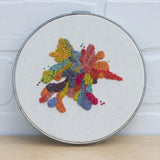 Embroidered Hoop Art | Firework