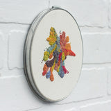Embroidered Hoop Art | Firework