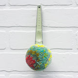 Oversized Ice Cream Scoop Puff | Neon Watermelon