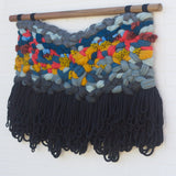 XL Woven Wall Hanging | "Imperfectly Primary"
