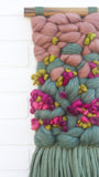 Woven Wall Hanging | Berry + Green