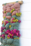 Woven Wall Hanging | Berry + Green