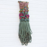 Woven Wall Hanging | Berry + Green