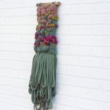 Woven Wall Hanging | Berry + Green