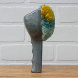 Vintage Ice Scraper/Scoop Puff Sculpture | Mint + Mustard