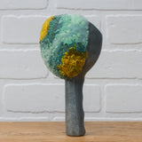 Vintage Ice Scraper/Scoop Puff Sculpture | Mint + Mustard
