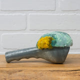 Vintage Ice Scraper/Scoop Puff Sculpture | Mint + Mustard