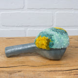 Vintage Ice Scraper/Scoop Puff Sculpture | Mint + Mustard